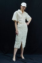 【プランク プロジェクト/PRANK PROJECT】のPジャガードワッシャープリーツスカート / P Jacquard Washed Pleats Skirt 人気、トレンドファッション・服の通販 founy(ファニー) ファッション Fashion レディースファッション Fashion for Women スカート Skirts プリーツスカート / 上品フェミニンスタイル Pleated Skirts ロングスカート Long Skirts / Maxi & Midi Skirts サテン Satin, Glossy Fabric スリット Slit, Slit Detail プリント Print, Printed Pattern プリーツ Pleats, Pleated ロング Long, Long-Length ワッシャー Washer, Crinkled Finish エレガント 上品 Elegant thumbnail WHT(ホワイト)|ID: prp329100004608382 ipo3291000000035057458