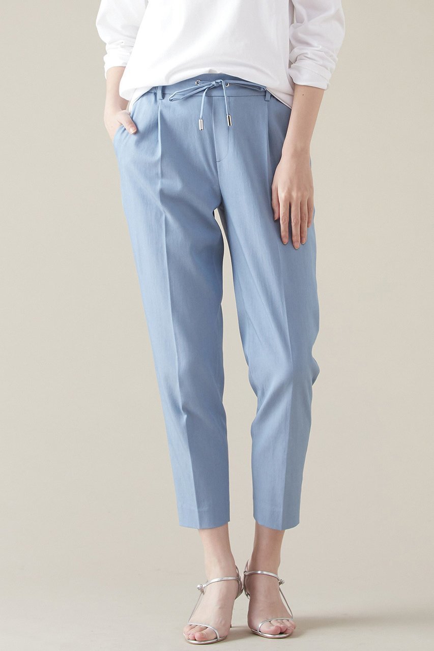 【マルティニーク/martinique】のテンセルナイロンドロストパンツ(一部WEB限定カラー ) インテリア・キッズ・メンズ・レディースファッション・服の通販 founy(ファニー) 　ファッション　Fashion　レディースファッション　Fashion for Women　パンツ　Pants & Trousers　ストレッチ　Stretch, Stretchy Fabric　夏　Summer　定番　Standard, Basic Item　春　Spring　S/S・春夏　SS, Spring/Summer, Warm Season　サックス|ID: prp329100004608387 ipo3291000000032936119