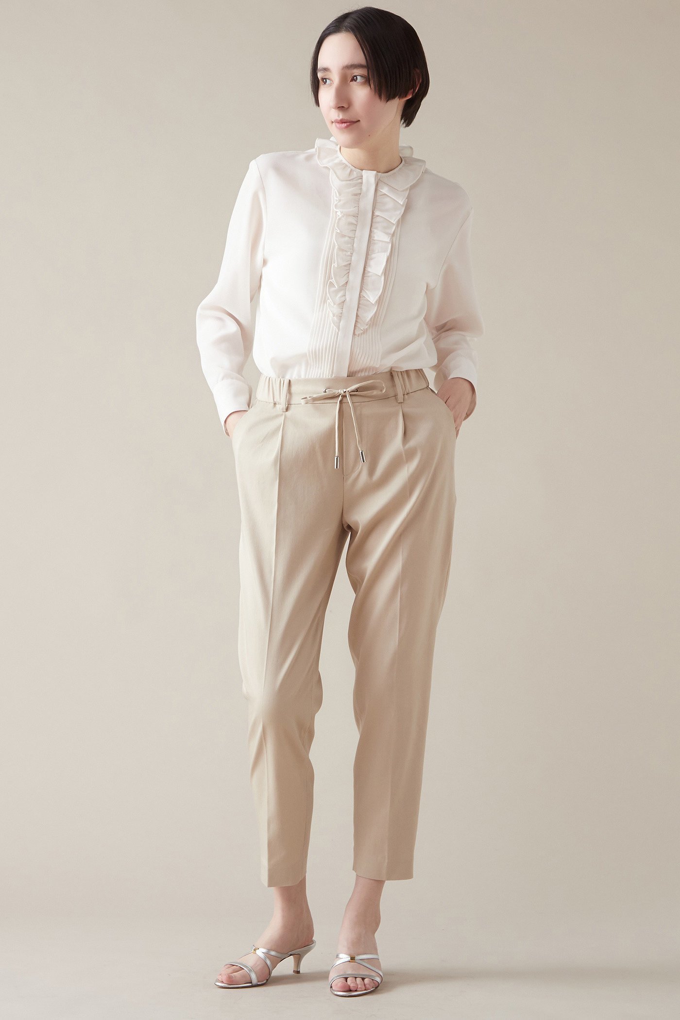 【マルティニーク/martinique】のテンセルナイロンドロストパンツ(一部WEB限定カラー ) 人気、トレンドファッション・服の通販 founy(ファニー) 　ファッション　Fashion　レディースファッション　Fashion for Women　パンツ　Pants & Trousers　ストレッチ　Stretch, Stretchy Fabric　夏　Summer　定番　Standard, Basic Item　春　Spring　S/S・春夏　SS, Spring/Summer, Warm Season　other-3|ID: prp329100004608387 ipo3291000000033664294
