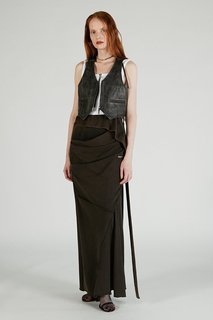 【プランク プロジェクト/PRANK PROJECT】のレザーバイカーベスト / Leather Biker Vest 人気、トレンドファッション・服の通販 founy(ファニー) 　ファッション　Fashion　レディースファッション　Fashion for Women　アウター　Coat / Outerwear Collection　レディースジャケット・軽アウター　Jackets　コンパクト　Compact, Small Size　ジャケット　Jacket, Outerwear　スウェット / スエット　Sweatshirt, Sweatwear　ベスト　Vest, Waistcoat　ポケット　Pocket, Pocket Detail　other-7|ID: prp329100004608389 ipo3291000000032936235