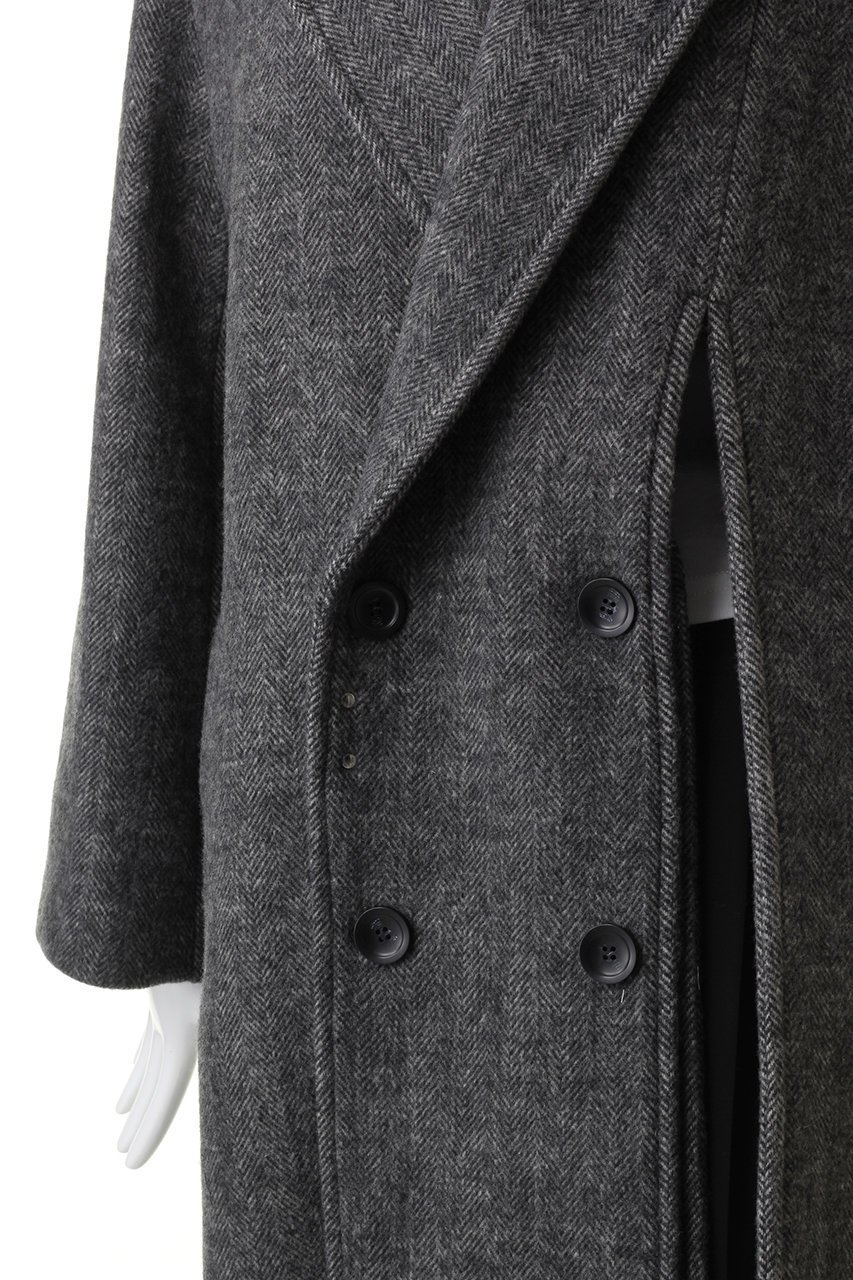 【プランク プロジェクト/PRANK PROJECT】のスリットコート/Slit Coat 人気、トレンドファッション・服の通販 founy(ファニー) 　ファッション　Fashion　レディースファッション　Fashion for Women　アウター　Coat / Outerwear Collection　コート・ロングコート・ピーコート　Long Coats, Peacoats & More　アシンメトリー　Asymmetrical Style　スリット　Slit, Slit Detail　フィット　Fit, Slim Fit　フロント　Front, Front Design　ロング　Long, Long-Length　other-5|ID: prp329100004608391 ipo3291000000032936236