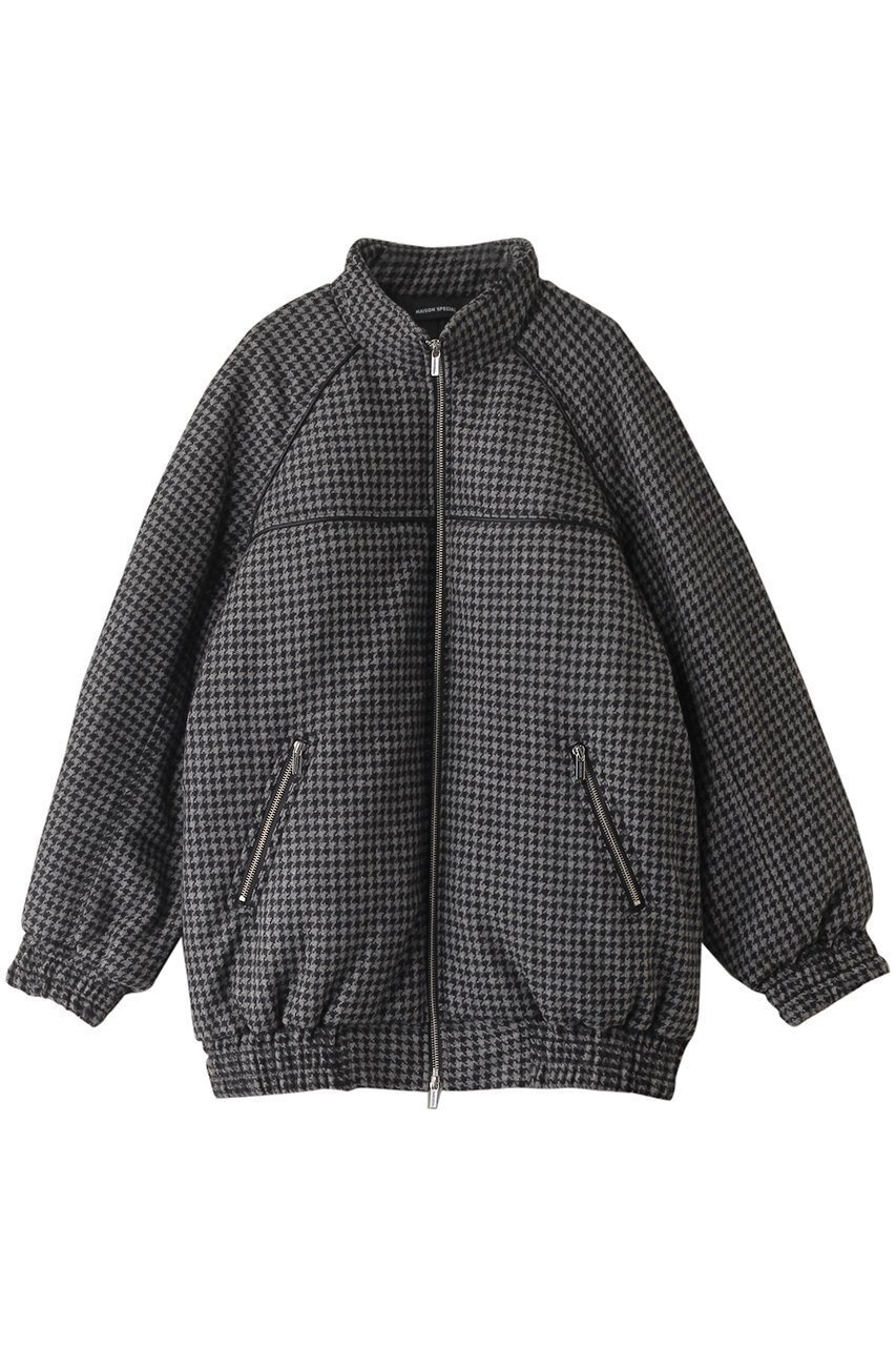 【メゾンスペシャル/MAISON SPECIAL】のPuffer Wool Blouson/パッファーウールブルゾン インテリア・キッズ・メンズ・レディースファッション・服の通販 founy(ファニー) 　ファッション　Fashion　レディースファッション　Fashion for Women　アウター　Coat / Outerwear Collection　レディースジャケット・軽アウター　Jackets　ブルゾンジャケット・スポーティアウター　Blouson Jackets　インナー　Innerwear　ジャケット　Jacket, Outerwear　スタンド　Stand Collar, Upright Stand　バランス　Balance, Style Balance　パイピング　Piping, Trim Design　フェイクレザー　Faux Leather, PU Leather　フロント　Front, Front Design　ブルゾン　Blouson, Bomber Jacket　防寒　Cold Protection, Winter-Ready　C.GRY(チャコールグレー)|ID: prp329100004608392 ipo3291000000034909578