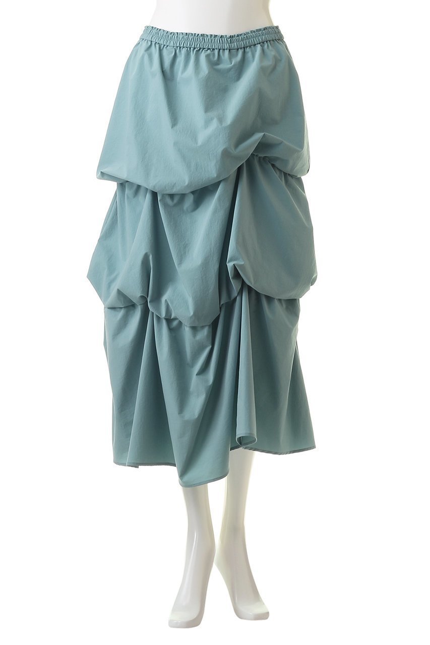 【ランバン オン ブルー/LANVIN en Bleu】のバルーンティアードスカート 人気、トレンドファッション・服の通販 founy(ファニー) 　ファッション　Fashion　レディースファッション　Fashion for Women　スカート　Skirts　ティアードスカート　Tiered Skirts　ロングスカート　Long Skirts / Maxi & Midi Skirts　シンプル　Simple, Minimal　バルーン　Balloon, Balloon Silhouette　ロング　Long, Long-Length　other-2|ID: prp329100004608399 ipo3291000000032936674
