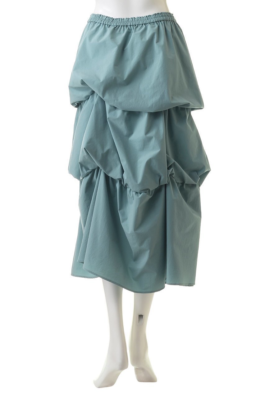 【ランバン オン ブルー/LANVIN en Bleu】のバルーンティアードスカート 人気、トレンドファッション・服の通販 founy(ファニー) 　ファッション　Fashion　レディースファッション　Fashion for Women　スカート　Skirts　ティアードスカート　Tiered Skirts　ロングスカート　Long Skirts / Maxi & Midi Skirts　シンプル　Simple, Minimal　バルーン　Balloon, Balloon Silhouette　ロング　Long, Long-Length　other-4|ID: prp329100004608399 ipo3291000000032936690