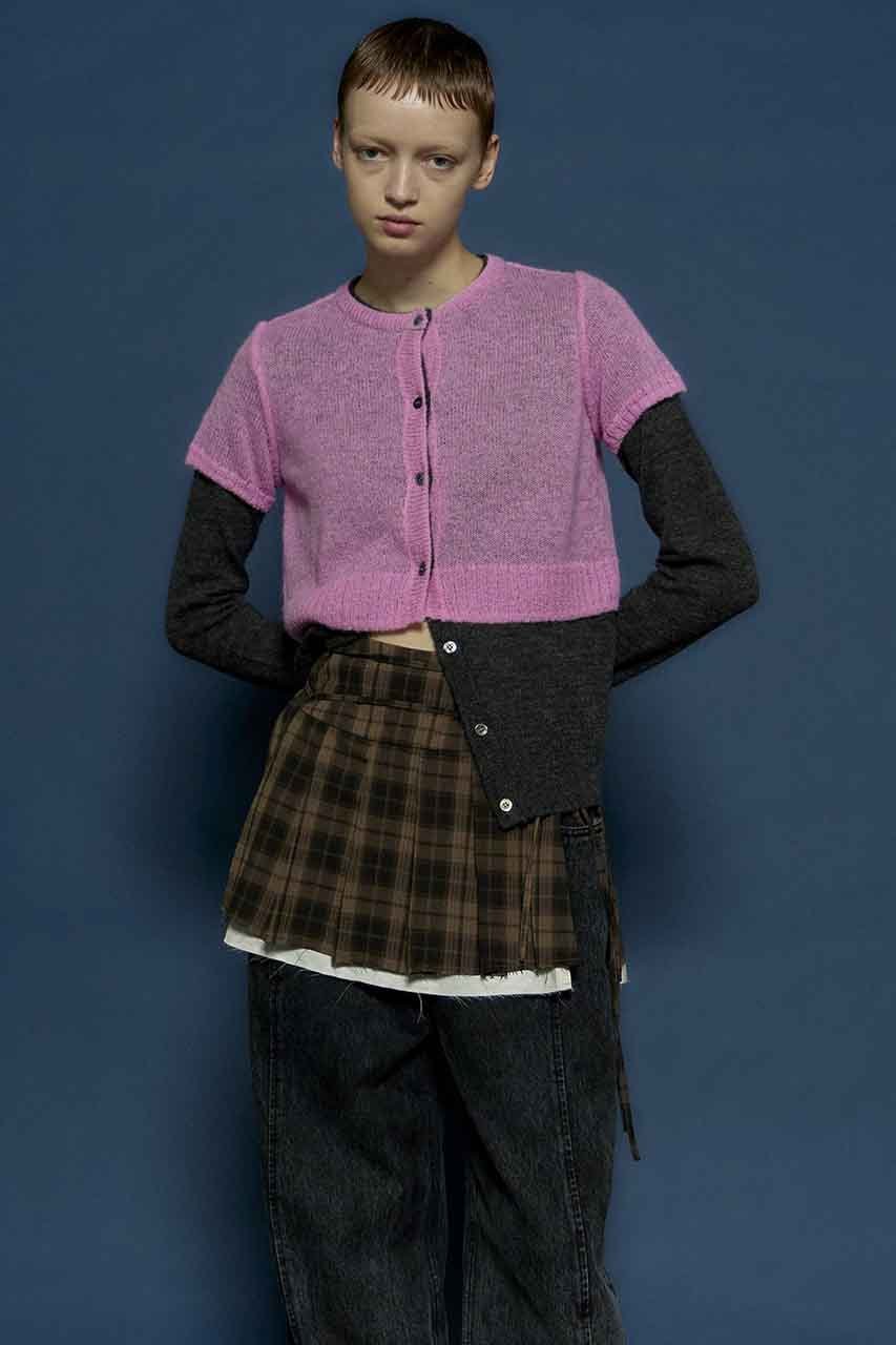 【メゾンスペシャル/MAISON SPECIAL】のReversible Knit Cardigan/リバーシブルニットカーディガン 人気、トレンドファッション・服の通販 founy(ファニー) 　ファッション　Fashion　レディースファッション　Fashion for Women　トップス・カットソー　Cut & Sew Tops　ニット　Knit Tops & Sweaters　カーディガン・羽織り　Layered Style Cardigans　おすすめ　Recommended / Our Picks　カーディガン　Cardigan, Knitwear　シンプル　Simple, Minimal　半袖　Short Sleeve, Half Sleeve　other-8|ID: prp329100004608400 ipo3291000000034909860