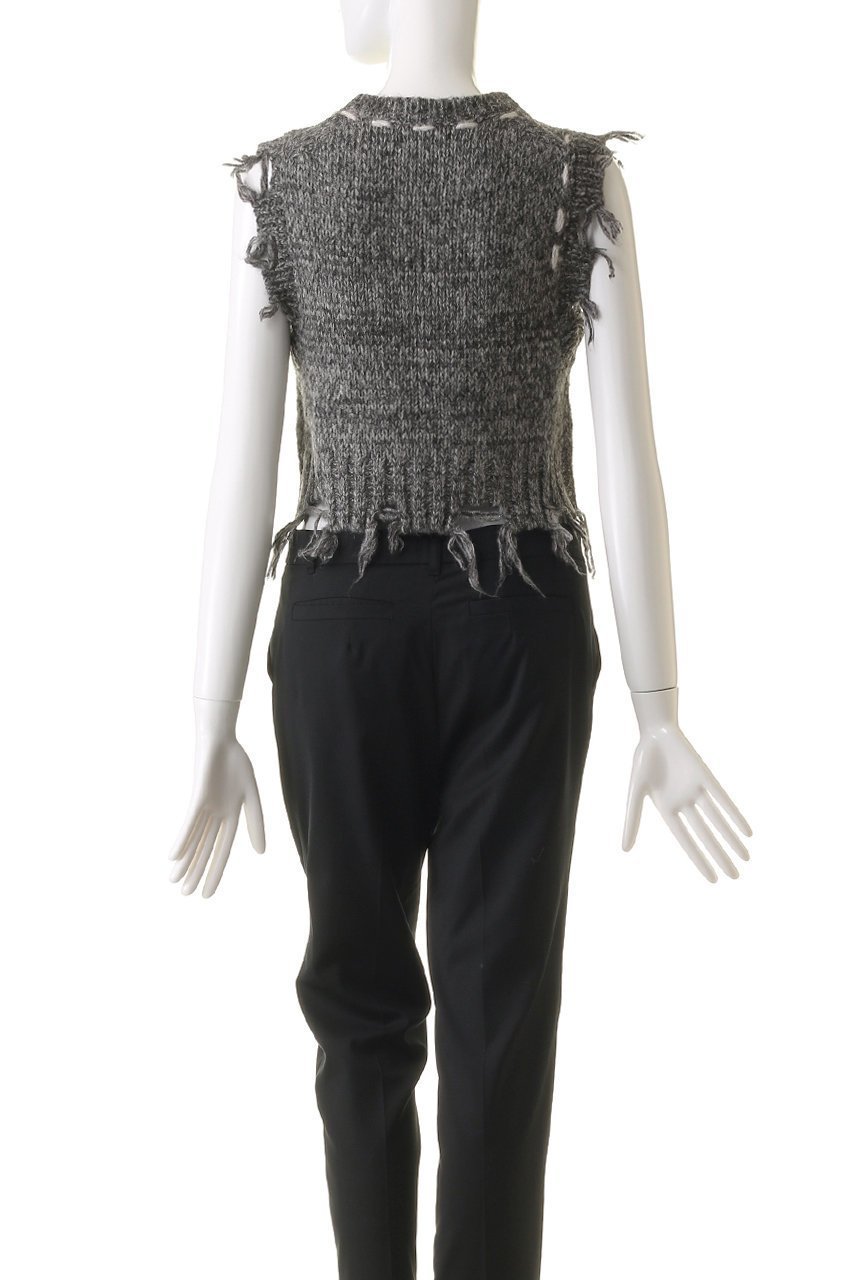 【メゾンスペシャル/MAISON SPECIAL】のDistressed Effect Fringe Knit Vest/ダメージフリンジベスト 人気、トレンドファッション・服の通販 founy(ファニー) 　ファッション　Fashion　レディースファッション　Fashion for Women　トップス・カットソー　Cut & Sew Tops　ニット　Knit Tops & Sweaters　ベスト&ジレ / 重ね着スタイル　Vests & Gilets　カジュアルプルオーバー・ニットトップス　Pullovers & Knit Tops / Casual Pullovers　コンパクト　Compact, Small Size　ダメージ　Distressed, Destroyed　ハンド　Hand, Handmade　ベスト　Vest, Waistcoat　ミックス　Mix, Mixed Style　ループ　Loop, Loop Knit　おすすめ　Recommended / Our Picks　other-4|ID: prp329100004608401 ipo3291000000032936814