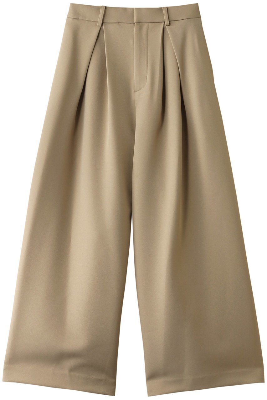 【ミディウミソリッド/MIDIUMISOLID】のhigh waist tucked straight PT パンツ 人気、トレンドファッション・服の通販 founy(ファニー) 　ファッション　Fashion　レディースファッション　Fashion for Women　パンツ　Pants & Trousers　シンプル　Simple, Minimal　ドレープ　Drape, Draping Fabric　フロント　Front, Front Design　ラップ　Wrap, Wrap Design　ワイド　Wide, Wide Fit　エレガント 上品　Elegant　 other-1|ID: prp329100004608408 ipo3291000000032937152