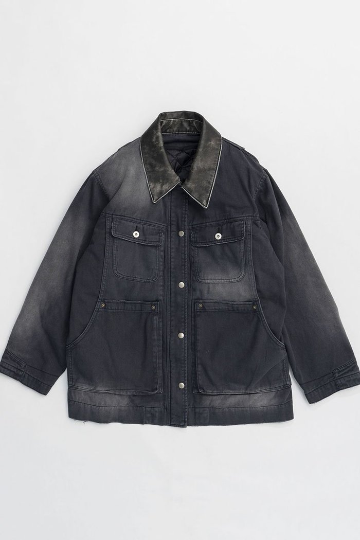 【メゾンスペシャル/MAISON SPECIAL】のWash Processing Work Blouson/ウォッシュドワークブルゾン インテリア・キッズ・メンズ・レディースファッション・服の通販 founy(ファニー) https://founy.com/ ファッション Fashion レディースファッション Fashion for Women アウター Coat / Outerwear Collection レディースジャケット・軽アウター Jackets ブルゾンジャケット・スポーティアウター Blouson Jackets インナー Innerwear ジャケット Jacket, Outerwear ダメージ Distressed, Destroyed フェイクレザー Faux Leather, PU Leather ブルゾン Blouson, Bomber Jacket モダン Modern, Contemporary ライナー Liner, Inner Layer ロング Long, Long-Length ワーク Workwear, Utility Style ヴィンテージ Vintage Style 春 Spring 秋 Autumn |ID: prp329100004608411 ipo3291000000034909608