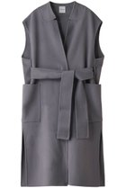 【ドメル/DOMELLE】のカシミヤブレンド リバー ロングベスト グレー|ID: prp329100004608415 ipo3291000000032937893