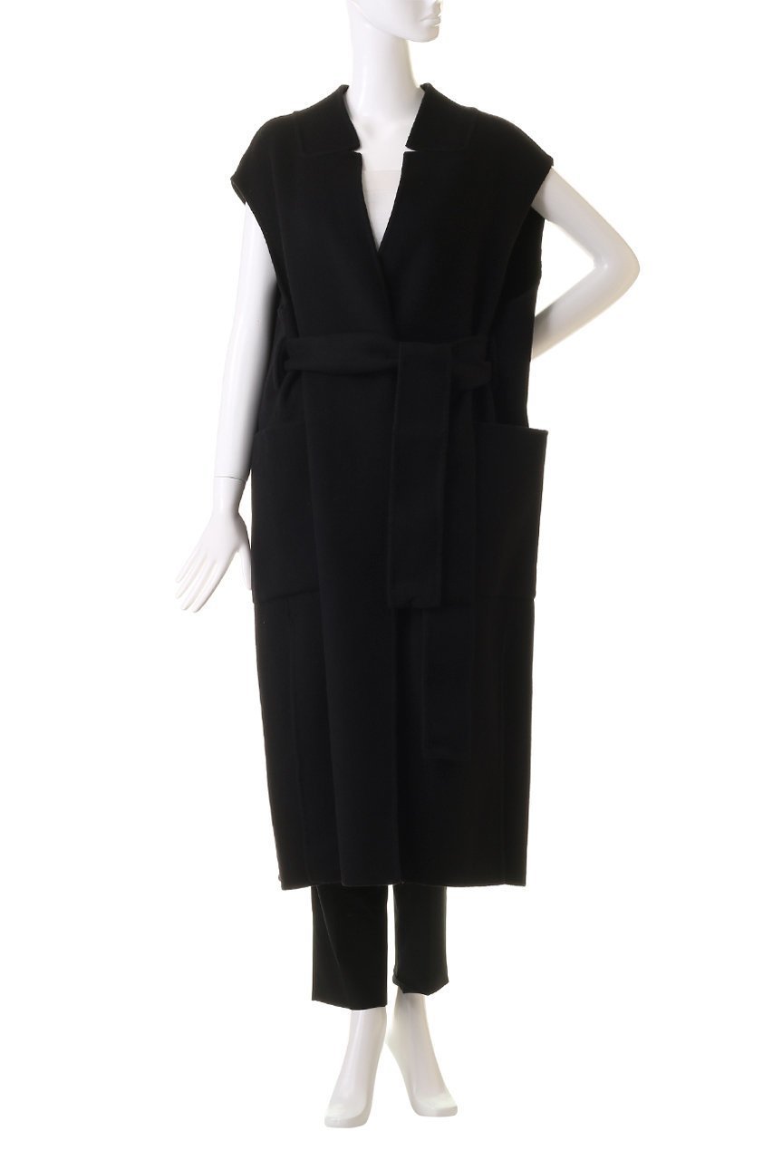 【ドメル/DOMELLE】のカシミヤブレンド リバー ロングベスト 人気、トレンドファッション・服の通販 founy(ファニー) 　ファッション　Fashion　レディースファッション　Fashion for Women　アウター　Coat / Outerwear Collection　レディースジャケット・軽アウター　Jackets　なめらか　Smooth, Silky Texture　ジャケット　Jacket, Outerwear　ベスト　Vest, Waistcoat　ロング　Long, Long-Length　A/W・秋冬　Autumn/Winter　other-2|ID: prp329100004608415 ipo3291000000032937909