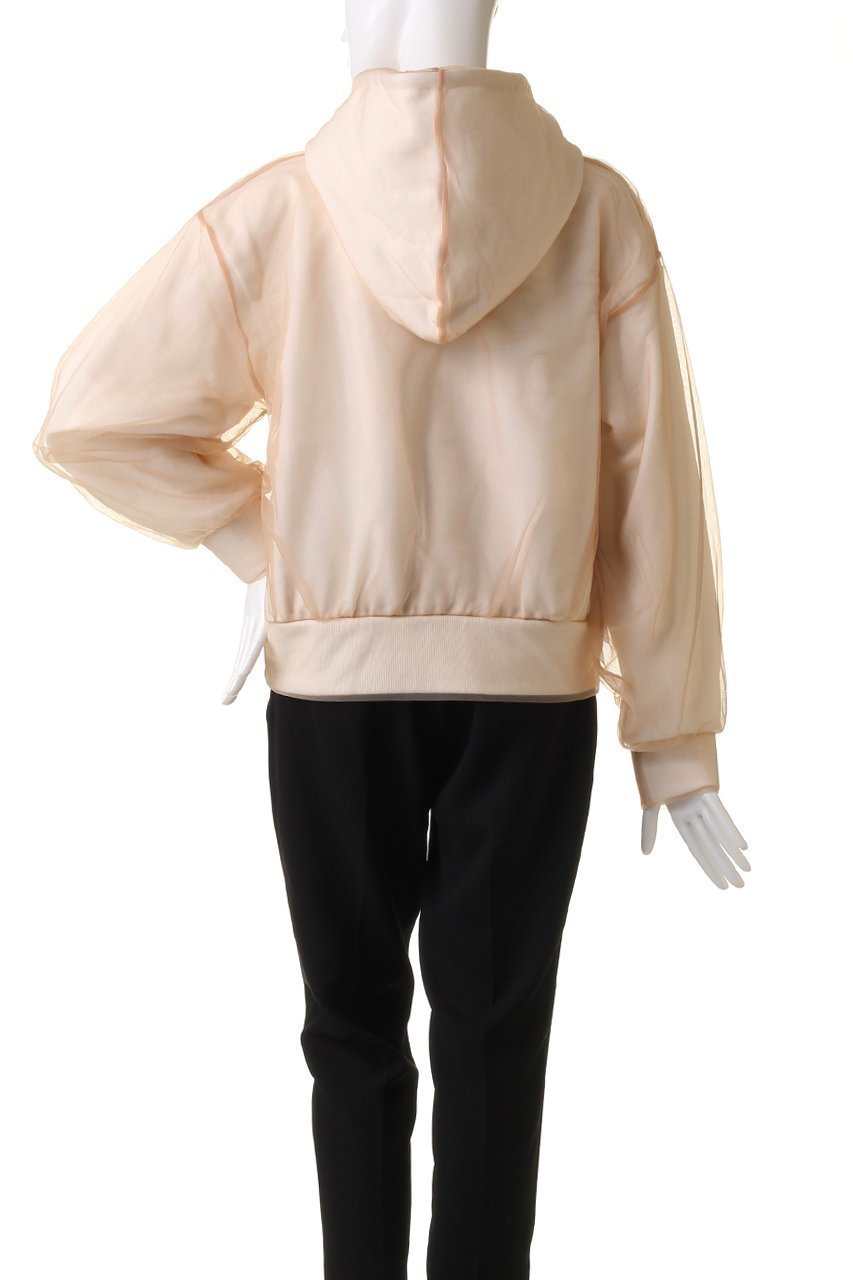 【プランク プロジェクト/PRANK PROJECT】のチュールレイヤードフーディ / Tulle Layered Hoodie 人気、トレンドファッション・服の通販 founy(ファニー) 　ファッション　Fashion　レディースファッション　Fashion for Women　トップス・カットソー　Cut & Sew Tops　シャツ・ブラウス・オフィスカジュアル　Elegant Blouses & Button-Ups　レディースパーカー・カジュアルフーディー　Casual Hoodies & Sweatshirts　ロングTシャツ・Tシャツ　Longline T-Shirts & Tees　スウェット・クルーネックトップス　Sweatshirts & Crewnecks / Relaxed Fit Sweat Tops　カットソー・ベーシックTシャツ　Cut-and-Sewn Tops / Stretch Tees & Basics　コンパクト　Compact, Small Size　チュール　Tulip, Tulip Motif　ベーシック　Basic, Essential　春　Spring　other-4|ID: prp329100004608418 ipo3291000000032938064