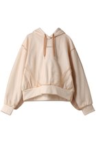【プランク プロジェクト/PRANK PROJECT】のチュールレイヤードフーディ / Tulle Layered Hoodie 人気、トレンドファッション・服の通販 founy(ファニー) ファッション Fashion レディースファッション Fashion for Women トップス・カットソー Cut & Sew Tops シャツ・ブラウス・オフィスカジュアル Elegant Blouses & Button-Ups レディースパーカー・カジュアルフーディー Casual Hoodies & Sweatshirts ロングTシャツ・Tシャツ Longline T-Shirts & Tees スウェット・クルーネックトップス Sweatshirts & Crewnecks / Relaxed Fit Sweat Tops カットソー・ベーシックTシャツ Cut-and-Sewn Tops / Stretch Tees & Basics コンパクト Compact, Small Size チュール Tulip, Tulip Motif ベーシック Basic, Essential 春 Spring thumbnail BGE(ベージュ)|ID: prp329100004608418 ipo3291000000034421581
