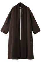 【プレインピープル/PLAIN PEOPLE】の【ESLOW】TOP MELTON ROBE COAT ブラウン|ID: prp329100004608423 ipo3291000000032938227