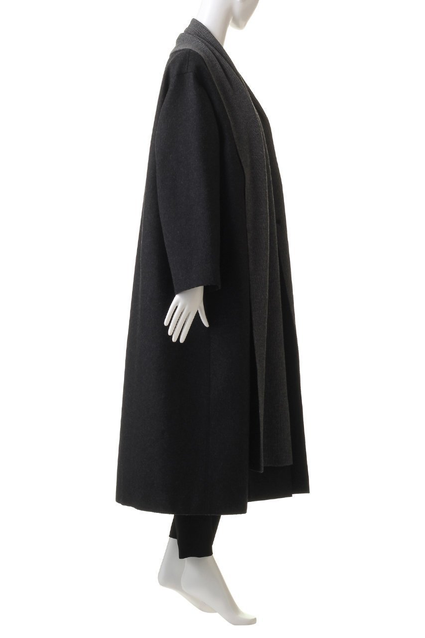 【プレインピープル/PLAIN PEOPLE】の【ESLOW】TOP MELTON ROBE COAT 人気、トレンドファッション・服の通販 founy(ファニー) 　ファッション　Fashion　レディースファッション　Fashion for Women　アウター　Coat / Outerwear Collection　コート・ロングコート・ピーコート　Long Coats, Peacoats & More　ショール　Shawl, Wrap　シンプル　Simple, Minimal　ストール　Stole, Wrap　メルトン　Melton, Heavy Wool　ロング　Long, Long-Length　other-3|ID: prp329100004608423 ipo3291000000032938245