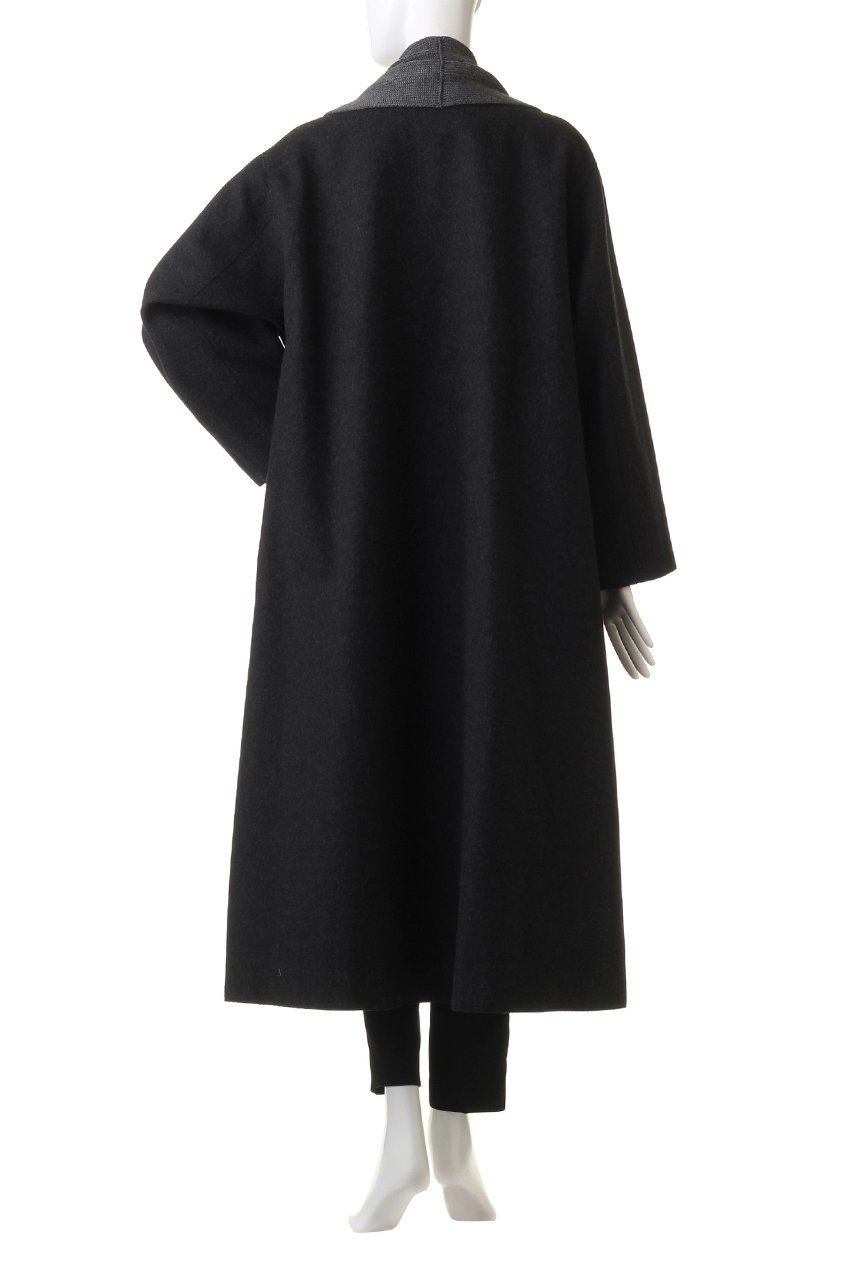 【プレインピープル/PLAIN PEOPLE】の【ESLOW】TOP MELTON ROBE COAT 人気、トレンドファッション・服の通販 founy(ファニー) 　ファッション　Fashion　レディースファッション　Fashion for Women　アウター　Coat / Outerwear Collection　コート・ロングコート・ピーコート　Long Coats, Peacoats & More　ショール　Shawl, Wrap　シンプル　Simple, Minimal　ストール　Stole, Wrap　メルトン　Melton, Heavy Wool　ロング　Long, Long-Length　other-4|ID: prp329100004608423 ipo3291000000032938252