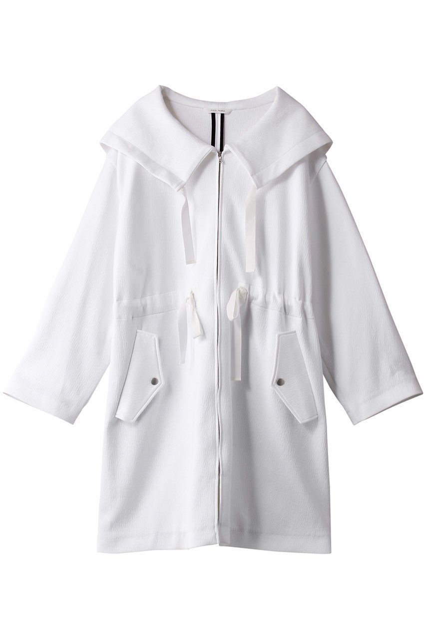 【プレインピープル/PLAIN PEOPLE】のダンボールニットモッズコート インテリア・キッズ・メンズ・レディースファッション・服の通販 founy(ファニー) 　ファッション　Fashion　レディースファッション　Fashion for Women　アウター　Coat / Outerwear Collection　コート・ロングコート・ピーコート　Long Coats, Peacoats & More　モッズコート・ミリタリー風アウター　Mods & Field Coats　スウェット / スエット　Sweatshirt, Sweatwear　ストレッチ　Stretch, Stretchy Fabric　モッズコート　Mods Coat, Military Parka　ロング　Long, Long-Length　ホワイト|ID: prp329100004608426 ipo3291000000035976596