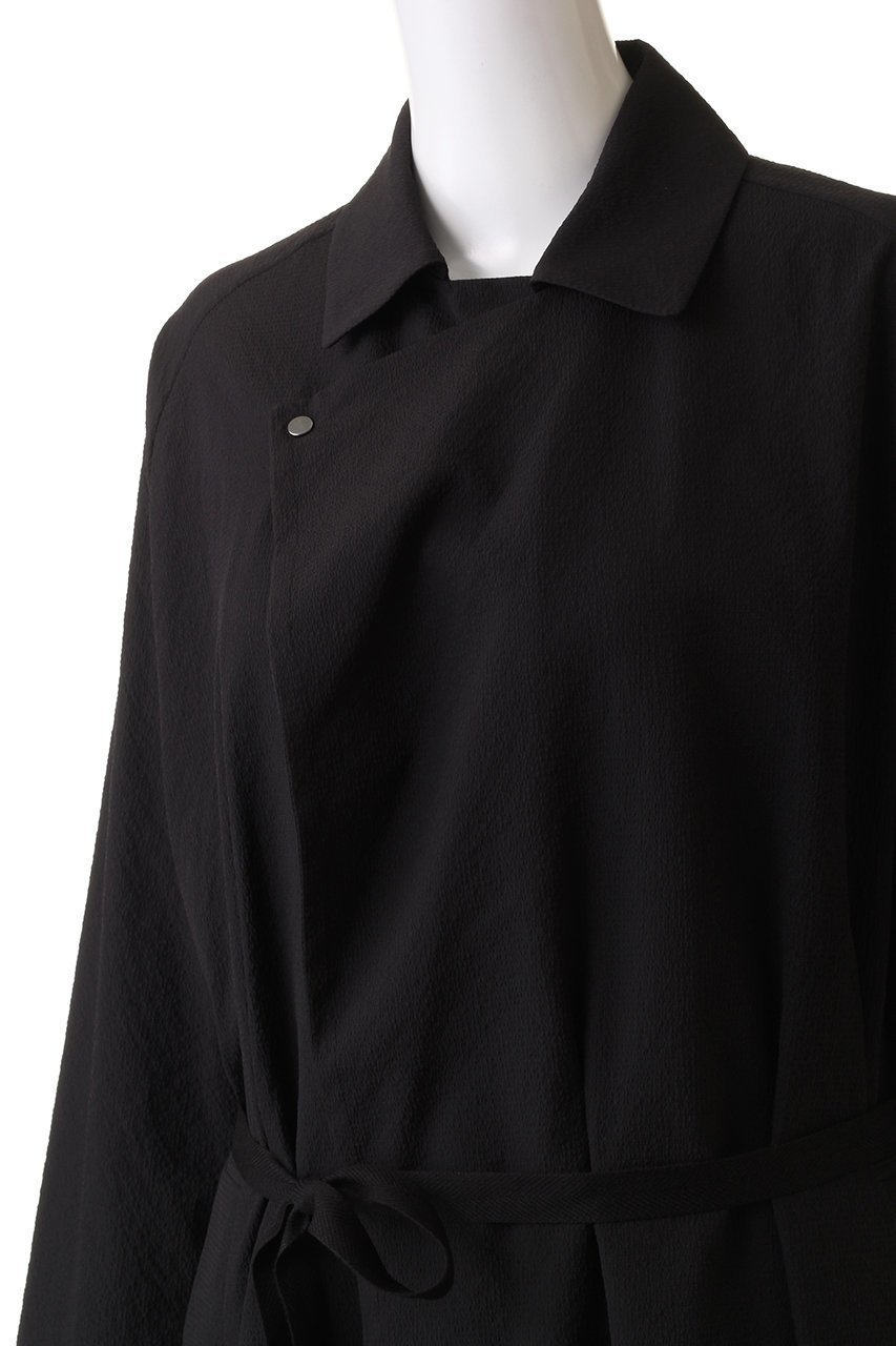 【プレインピープル/PLAIN PEOPLE】のクレータークレーターステンカラーサッシュコート 人気、トレンドファッション・服の通販 founy(ファニー) 　ファッション　Fashion　レディースファッション　Fashion for Women　アウター　Coat / Outerwear Collection　コート・ロングコート・ピーコート　Long Coats, Peacoats & More　アシンメトリー　Asymmetrical Style　リボン　Ribbon, Bow　ロング　Long, Long-Length　other-5|ID: prp329100004608427 ipo3291000000035041924