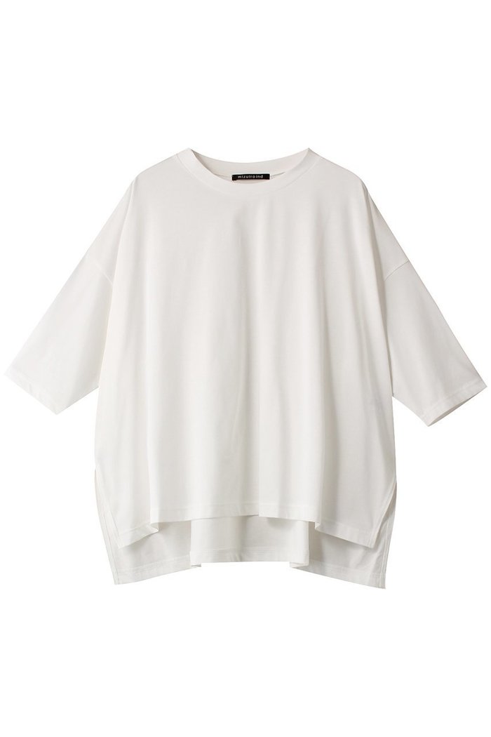 【ミズイロ インド/mizuiro ind】のwide c/neck half slv PO プルオーバー インテリア・キッズ・メンズ・レディースファッション・服の通販 founy(ファニー) https://founy.com/ ファッション Fashion レディースファッション Fashion for Women トップス・カットソー Cut & Sew Tops シャツ・ブラウス・オフィスカジュアル Elegant Blouses & Button-Ups ロングTシャツ・Tシャツ Longline T-Shirts & Tees カジュアルプルオーバー・ニットトップス Pullovers & Knit Tops / Casual Pullovers カットソー・ベーシックTシャツ Cut-and-Sewn Tops / Stretch Tees & Basics おすすめ Recommended / Our Picks ショート Short, Short Length スキニー Skinny, Slim Fit スリット Slit, Slit Detail スリーブ Sleeve, Long Sleeve / Short Sleeve ボトム Bottoms, Lower Wear リラックス Relax, Relaxed Fit ルーズ Loose, Oversized ワイド Wide, Wide Fit 今季 This Season, Current Season |ID: prp329100004608436 ipo3291000000032938643