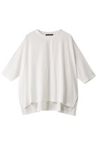 【ミズイロ インド/mizuiro ind】のwide c/neck half slv PO プルオーバー off white|ID: prp329100004608436 ipo3291000000032938651