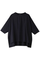 【ミズイロ インド/mizuiro ind】のwide c/neck half slv PO プルオーバー navy|ID: prp329100004608436 ipo3291000000032938663