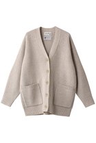 【マルティニーク/martinique】の【三尋木奈保×l heritage martinique】ピュアラムズウールカーディガン グレージュ|ID: prp329100004608437 ipo3291000000032938652