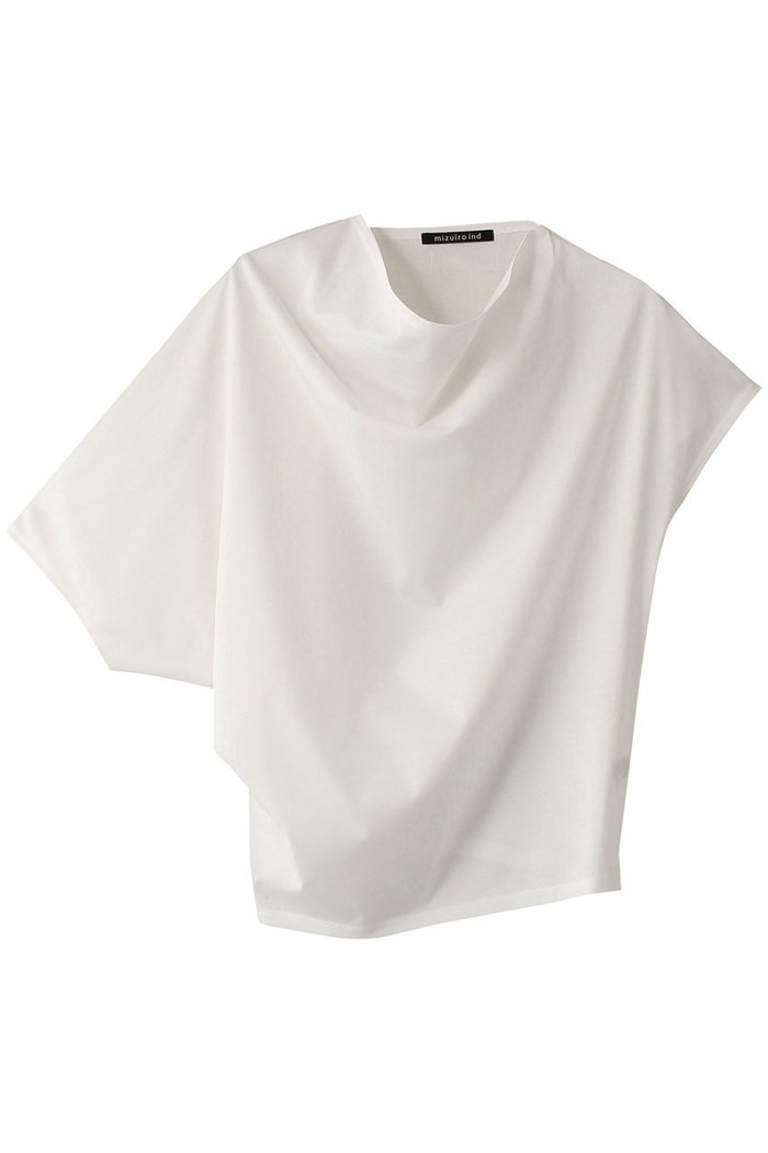 【ミズイロ インド/mizuiro ind】のasymmetry drape P/O プルオーバー インテリア・キッズ・メンズ・レディースファッション・服の通販 founy(ファニー) https://founy.com/ ファッション Fashion レディースファッション Fashion for Women トップス・カットソー Cut & Sew Tops シャツ・ブラウス・オフィスカジュアル Elegant Blouses & Button-Ups ロングTシャツ・Tシャツ Longline T-Shirts & Tees カジュアルプルオーバー・ニットトップス Pullovers & Knit Tops / Casual Pullovers カットソー・ベーシックTシャツ Cut-and-Sewn Tops / Stretch Tees & Basics アシンメトリー Asymmetrical Style コンパクト Compact, Small Size ショート Short, Short Length スリーブ Sleeve, Long Sleeve / Short Sleeve ドレープ Drape, Draping Fabric 無地 Plain, Solid Color |ID: prp329100004608438 ipo3291000000032938711