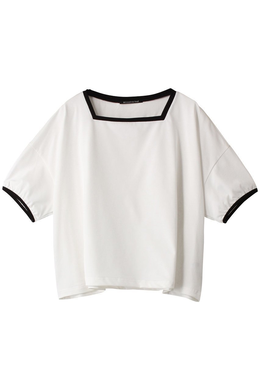 【ミズイロ インド/mizuiro ind】のsquare neck wide P/O プルオーバー インテリア・キッズ・メンズ・レディースファッション・服の通販 founy(ファニー) 　ファッション　Fashion　レディースファッション　Fashion for Women　トップス・カットソー　Cut & Sew Tops　シャツ・ブラウス・オフィスカジュアル　Elegant Blouses & Button-Ups　カジュアルプルオーバー・ニットトップス　Pullovers & Knit Tops / Casual Pullovers　ショート　Short, Short Length　スクエア　Square, Square Shape　スリーブ　Sleeve, Long Sleeve / Short Sleeve　ボトム　Bottoms, Lower Wear　リラックス　Relax, Relaxed Fit　ワイド　Wide, Wide Fit　off whiteA|ID: prp329100004608441 ipo3291000000032938747