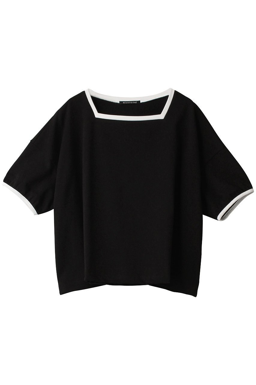 【ミズイロ インド/mizuiro ind】のsquare neck wide P/O プルオーバー インテリア・キッズ・メンズ・レディースファッション・服の通販 founy(ファニー) 　ファッション　Fashion　レディースファッション　Fashion for Women　トップス・カットソー　Cut & Sew Tops　シャツ・ブラウス・オフィスカジュアル　Elegant Blouses & Button-Ups　カジュアルプルオーバー・ニットトップス　Pullovers & Knit Tops / Casual Pullovers　ショート　Short, Short Length　スクエア　Square, Square Shape　スリーブ　Sleeve, Long Sleeve / Short Sleeve　ボトム　Bottoms, Lower Wear　リラックス　Relax, Relaxed Fit　ワイド　Wide, Wide Fit　blackA|ID: prp329100004608441 ipo3291000000032938763