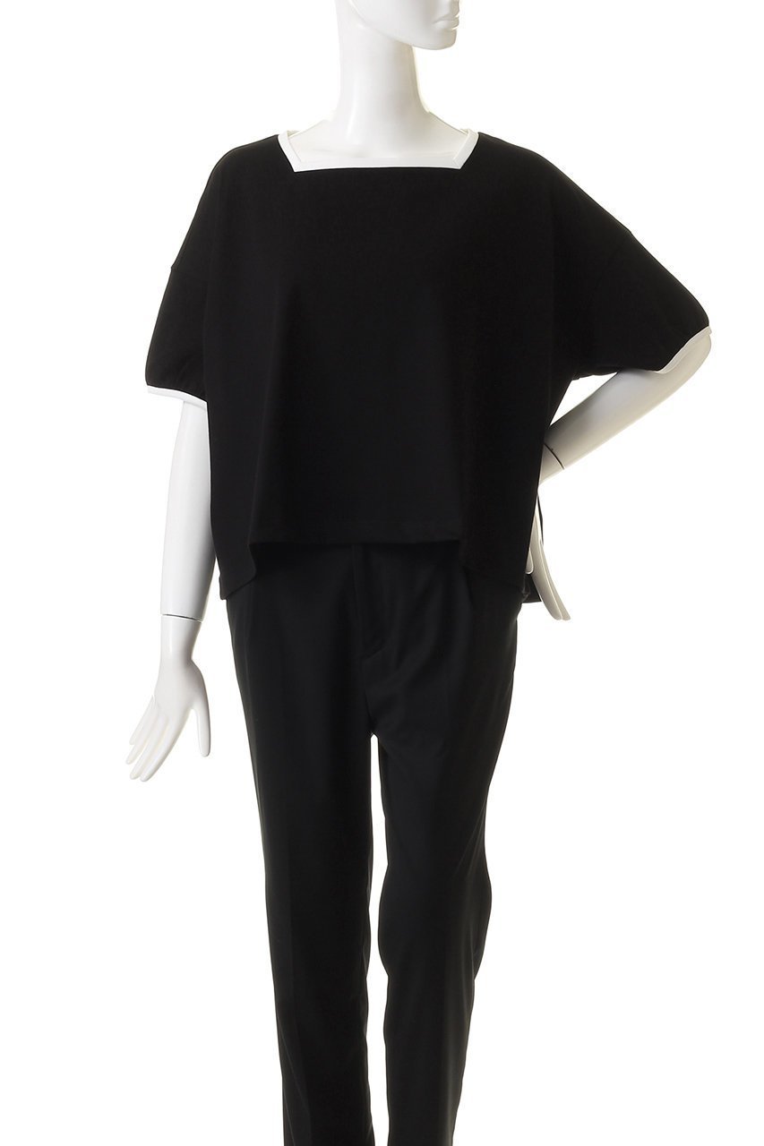 【ミズイロ インド/mizuiro ind】のsquare neck wide P/O プルオーバー 人気、トレンドファッション・服の通販 founy(ファニー) 　ファッション　Fashion　レディースファッション　Fashion for Women　トップス・カットソー　Cut & Sew Tops　シャツ・ブラウス・オフィスカジュアル　Elegant Blouses & Button-Ups　カジュアルプルオーバー・ニットトップス　Pullovers & Knit Tops / Casual Pullovers　ショート　Short, Short Length　スクエア　Square, Square Shape　スリーブ　Sleeve, Long Sleeve / Short Sleeve　ボトム　Bottoms, Lower Wear　リラックス　Relax, Relaxed Fit　ワイド　Wide, Wide Fit　other-2|ID: prp329100004608441 ipo3291000000032938770