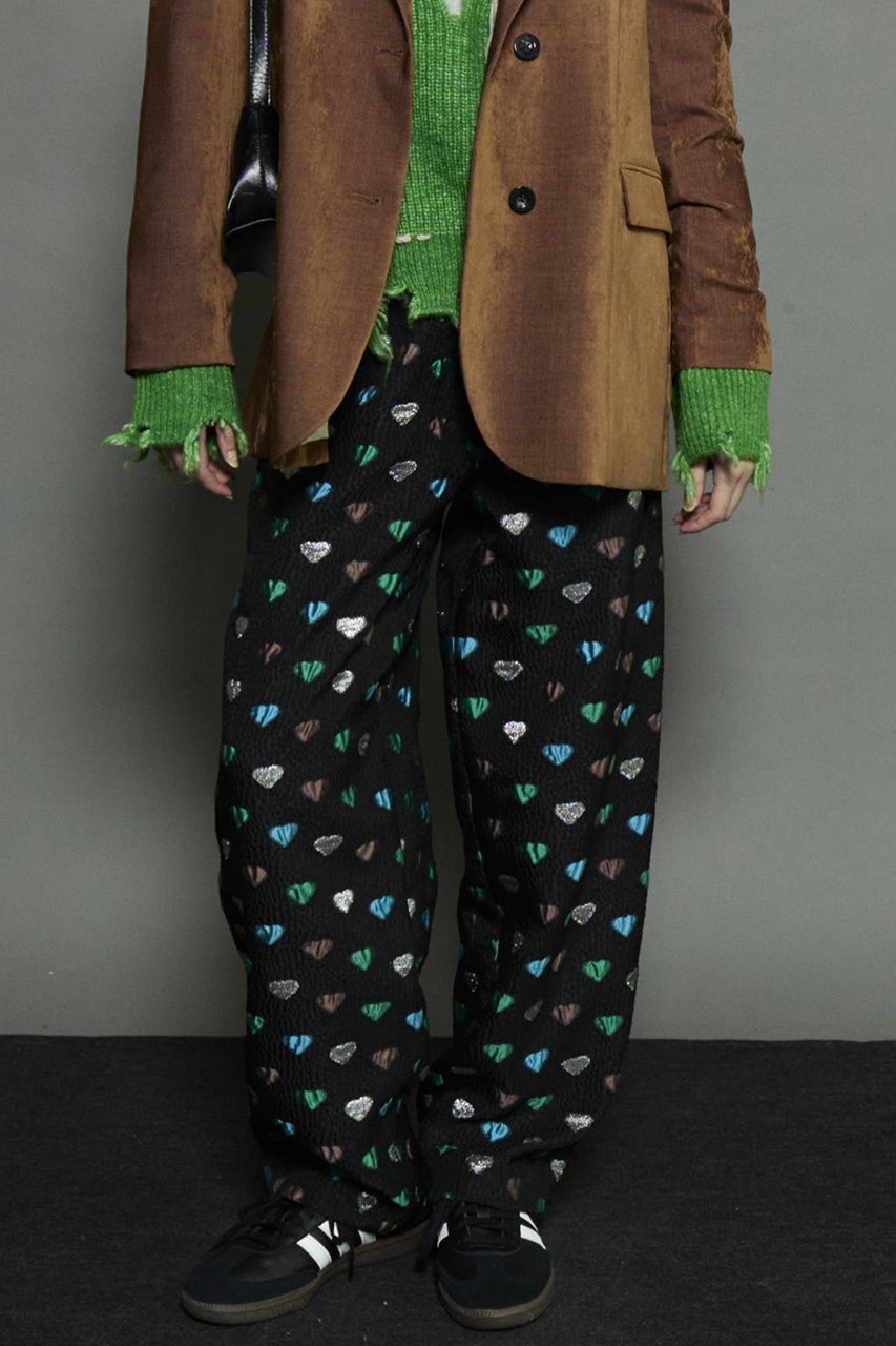 【メゾンスペシャル/MAISON SPECIAL】のHeart Jacquard Pants/ハートジャガードパンツ 人気、トレンドファッション・服の通販 founy(ファニー) 　ファッション　Fashion　レディースファッション　Fashion for Women　パンツ　Pants & Trousers　ジャカード／ジャガード　Jacquard, Woven Pattern　セットアップ　Set-Up, Coordinated Outfit　チュニック　Tunic, Long Top　エレガント 上品　Elegant　other-8|ID: prp329100004608445 ipo3291000000035055631