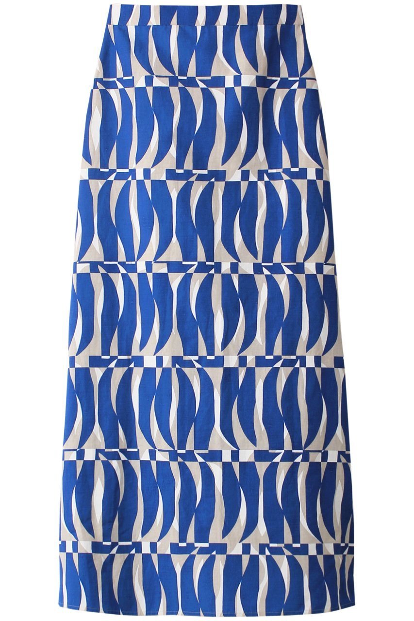 【マルティニーク/martinique】の【CURRENTAGE】Flare Long Skirt 人気、トレンドファッション・服の通販 founy(ファニー) 　ファッション　Fashion　レディースファッション　Fashion for Women　スカート　Skirts　ロングスカート　Long Skirts / Maxi & Midi Skirts　おすすめ　Recommended / Our Picks　サマー　Summer, Summer Style　フレア　Flare, Flared　プリント　Print, Printed Pattern　リネン　Linen, Linen Fabric　ロング　Long, Long-Length　 other-1|ID: prp329100004608446 ipo3291000000032938882