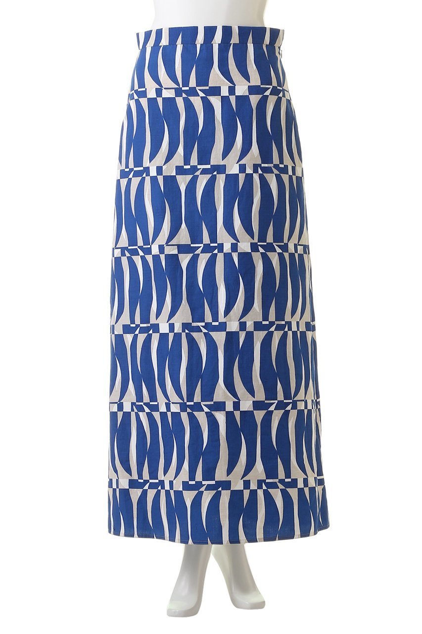【マルティニーク/martinique】の【CURRENTAGE】Flare Long Skirt 人気、トレンドファッション・服の通販 founy(ファニー) 　ファッション　Fashion　レディースファッション　Fashion for Women　スカート　Skirts　ロングスカート　Long Skirts / Maxi & Midi Skirts　おすすめ　Recommended / Our Picks　サマー　Summer, Summer Style　フレア　Flare, Flared　プリント　Print, Printed Pattern　リネン　Linen, Linen Fabric　ロング　Long, Long-Length　other-2|ID: prp329100004608446 ipo3291000000032938907