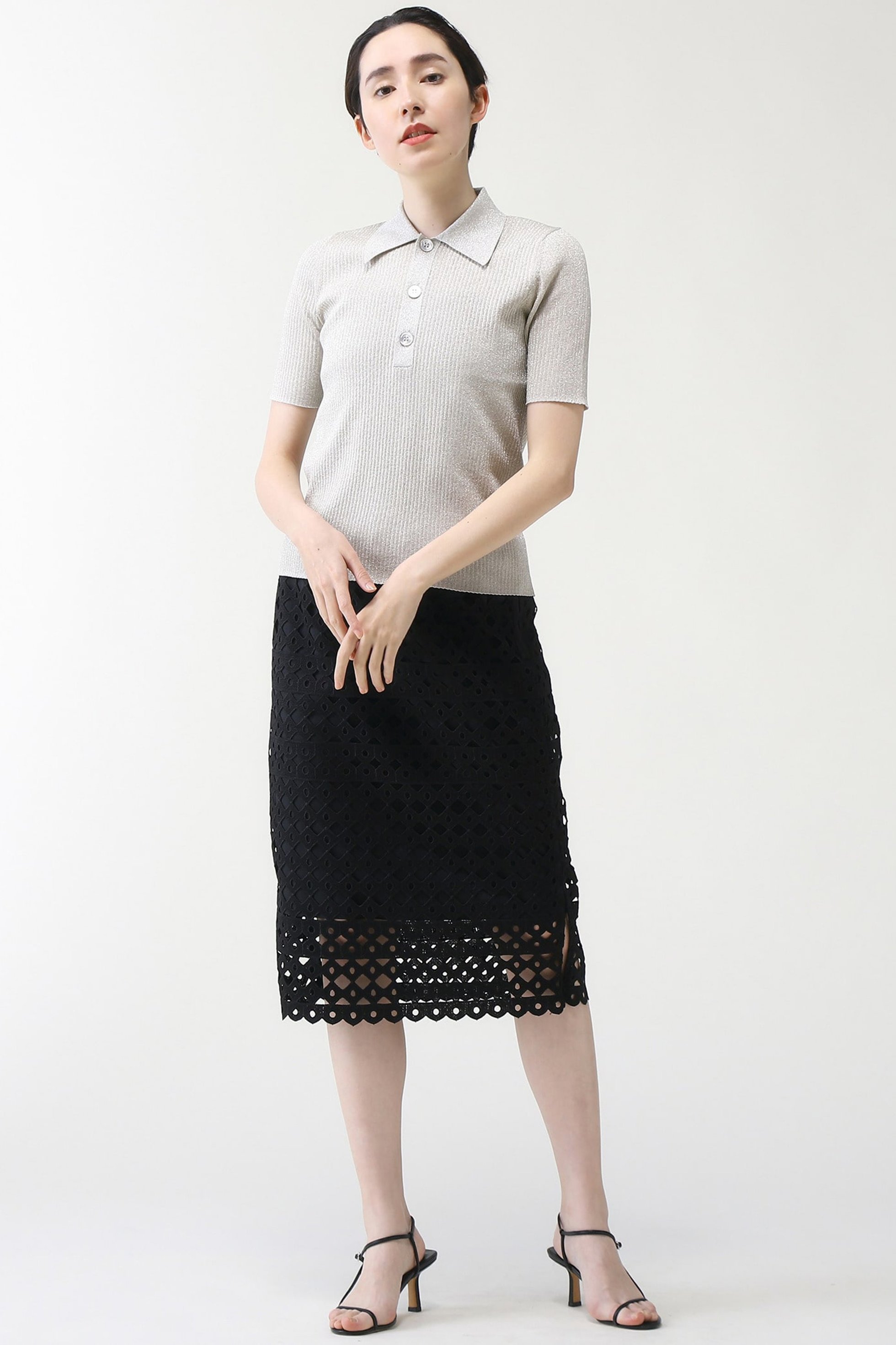 【マルティニーク/martinique】のケミカルレースタイトスカート(セットアップ対応可) 人気、トレンドファッション・服の通販 founy(ファニー) 　ファッション　Fashion　レディースファッション　Fashion for Women　セットアップ　Matching Sets　スカート・ミニ/ミディ/マキシ　Skirts / Mini, Midi & Maxi Skirts　スカート　Skirts　ギャザー　Gathered, Ruffled　ケミカル　Chemical, Chemical Wash　セットアップ　Set-Up, Coordinated Outfit　タイトスカート　Pencil Skirt, Tight Skirt　ペチコート　Petticoat, Underskirt　レース　Lace, Lace Fabric　other-5|ID: prp329100004608452 ipo3291000000032939237