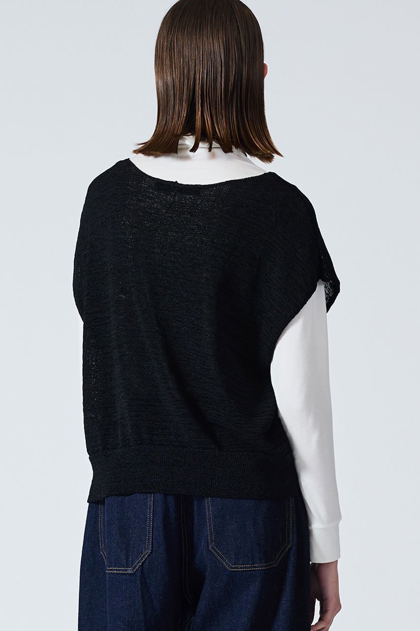 【ミズイロ インド/mizuiro ind】のtape yarn vest ベスト 人気、トレンドファッション・服の通販 founy(ファニー) 　ファッション　Fashion　レディースファッション　Fashion for Women　トップス・カットソー　Cut & Sew Tops　ニット　Knit Tops & Sweaters　ベスト&ジレ / 重ね着スタイル　Vests & Gilets　カジュアルプルオーバー・ニットトップス　Pullovers & Knit Tops / Casual Pullovers　インナー　Innerwear　キャミソール　Camisole, Spaghetti Strap Top　スリーブ　Sleeve, Long Sleeve / Short Sleeve　フレンチ　French, French Style　ベスト　Vest, Waistcoat　夏　Summer　other-6|ID: prp329100004608453 ipo3291000000032939197