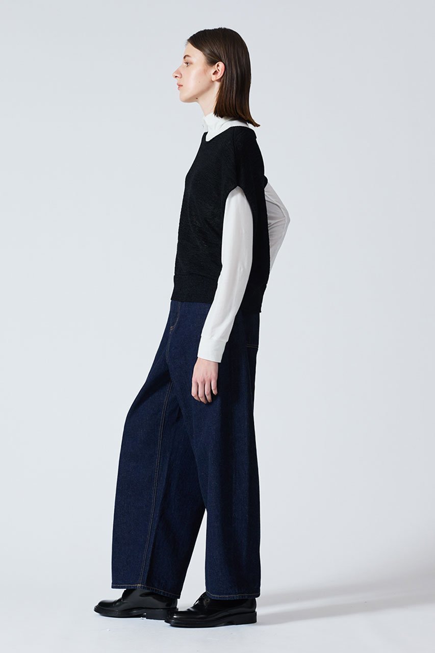 【ミズイロ インド/mizuiro ind】のtape yarn vest ベスト 人気、トレンドファッション・服の通販 founy(ファニー) 　ファッション　Fashion　レディースファッション　Fashion for Women　トップス・カットソー　Cut & Sew Tops　ニット　Knit Tops & Sweaters　ベスト&ジレ / 重ね着スタイル　Vests & Gilets　カジュアルプルオーバー・ニットトップス　Pullovers & Knit Tops / Casual Pullovers　インナー　Innerwear　キャミソール　Camisole, Spaghetti Strap Top　スリーブ　Sleeve, Long Sleeve / Short Sleeve　フレンチ　French, French Style　ベスト　Vest, Waistcoat　夏　Summer　other-8|ID: prp329100004608453 ipo3291000000032939214