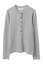 【マルティニーク/martinique】の【l heritage martinique】コットンナイロンスムースヘンリーネックプルオーバー トップグレー|ID: prp329100004608456 ipo3291000000032939381