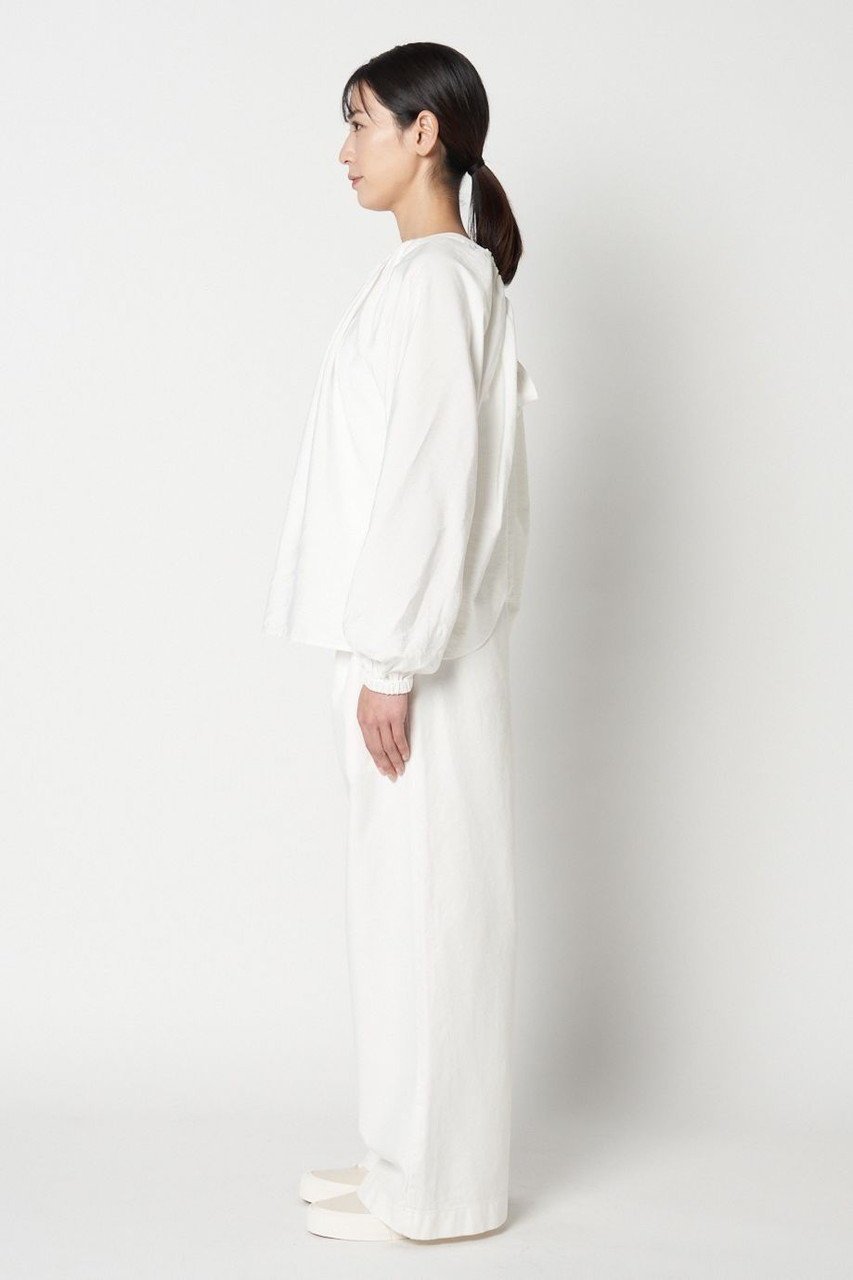 【エリオポール/heliopole】のレーヨンポプリンバックギャザーブラウス 人気、トレンドファッション・服の通販 founy(ファニー) ファッション Fashion レディースファッション Fashion for Women トップス・カットソー Cut & Sew Tops シャツ・ブラウス・オフィスカジュアル Elegant Blouses & Button-Ups バッグ Bags とろみ Fluid, Flowy Fabric ギャザー Gathered, Ruffled シンプル Simple, Minimal スリーブ Sleeve, Long Sleeve / Short Sleeve ドレープ Drape, Draping Fabric バランス Balance, Style Balance ボトム Bottoms, Lower Wear リボン Ribbon, Bow ループ Loop, Loop Knit ロング Long, Long-Length other-7|ID: prp329100004608464 ipo3291000000036029411