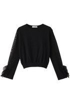 【デザイン ワークス/DESIGN WORKS】の【BEAUVET】 チュールネットプルオーバー ブラック|ID: prp329100004608469 ipo3291000000035907948