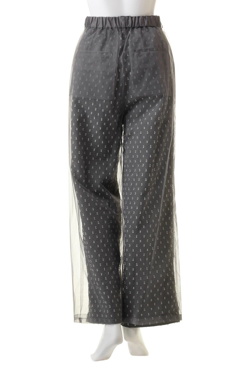 【プランク プロジェクト/PRANK PROJECT】のドットジャガードパンツ / Dot Jacquard Pants 人気、トレンドファッション・服の通販 founy(ファニー) 　ファッション　Fashion　レディースファッション　Fashion for Women　パンツ　Pants & Trousers　カットジャガード　Cut Jacquard　チュール　Tulip, Tulip Motif　デニム　Denim, Jeans Material　ドット　Polka Dot, Dot Pattern　リラックス　Relax, Relaxed Fit　other-4|ID: prp329100004608470 ipo3291000000032940011