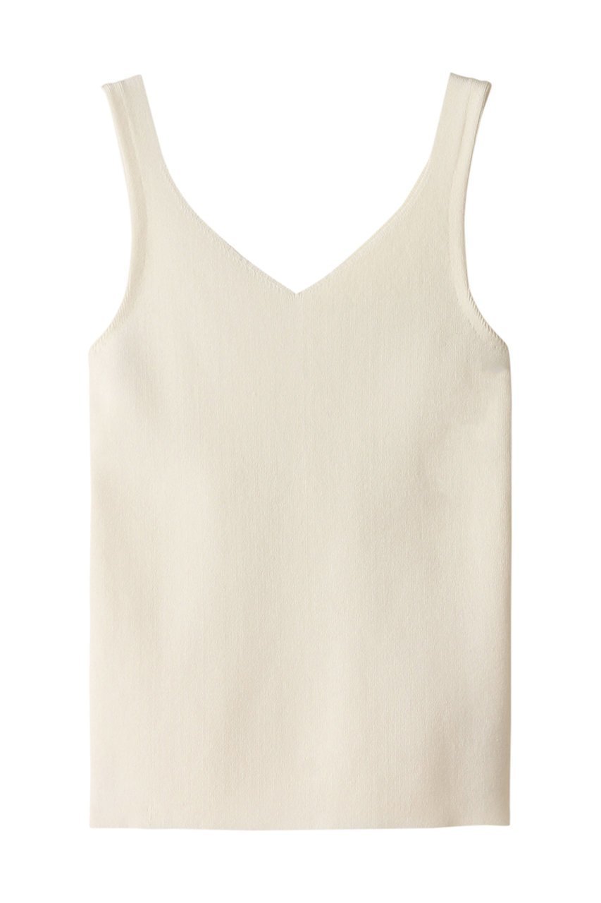 【クラネ/CLANE】のV/N TIGHT LONG TANK TOPS/トップス インテリア・キッズ・メンズ・レディースファッション・服の通販 founy(ファニー) 　ファッション　Fashion　レディースファッション　Fashion for Women　トップス・カットソー　Cut & Sew Tops　キャミソール&ノースリーブ　Camisoles & Sleeveless Tops　シャツ・ブラウス・オフィスカジュアル　Elegant Blouses & Button-Ups　ロングTシャツ・Tシャツ　Longline T-Shirts & Tees　カットソー・ベーシックTシャツ　Cut-and-Sewn Tops / Stretch Tees & Basics　インナー　Innerwear　キャミソール　Camisole, Spaghetti Strap Top　シンプル　Simple, Minimal　タンク　Tank Top, Sleeveless Top　フィット　Fit, Slim Fit　IVORY|ID: prp329100004608473 ipo3291000000032940103