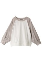 【ミズイロ インド/mizuiro ind】のbicolor raglan P/O プルオーバー off white|ID: prp329100004608480 ipo3291000000032940564