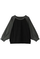 【ミズイロ インド/mizuiro ind】のbicolor raglan P/O プルオーバー black|ID: prp329100004608480 ipo3291000000032940581
