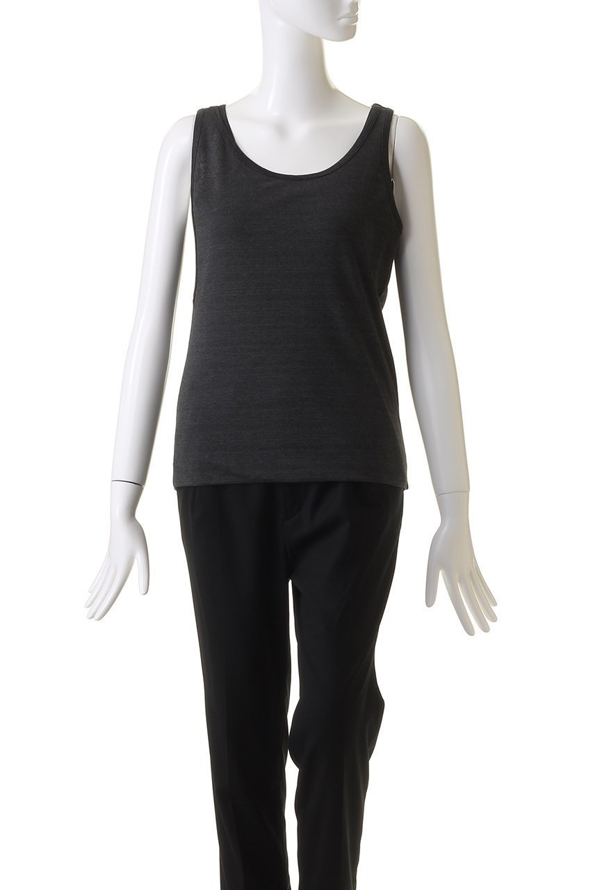 【エリオポール/heliopole】のレイヤードタンクトップ 人気、トレンドファッション・服の通販 founy(ファニー) 　ファッション　Fashion　レディースファッション　Fashion for Women　トップス・カットソー　Cut & Sew Tops　キャミソール&ノースリーブ　Camisoles & Sleeveless Tops　シャツ・ブラウス・オフィスカジュアル　Elegant Blouses & Button-Ups　ロングTシャツ・Tシャツ　Longline T-Shirts & Tees　カットソー・ベーシックTシャツ　Cut-and-Sewn Tops / Stretch Tees & Basics　インナー　Innerwear　キャミソール　Camisole, Spaghetti Strap Top　シンプル　Simple, Minimal　タンク　Tank Top, Sleeveless Top　other-2|ID: prp329100004608483 ipo3291000000032940656