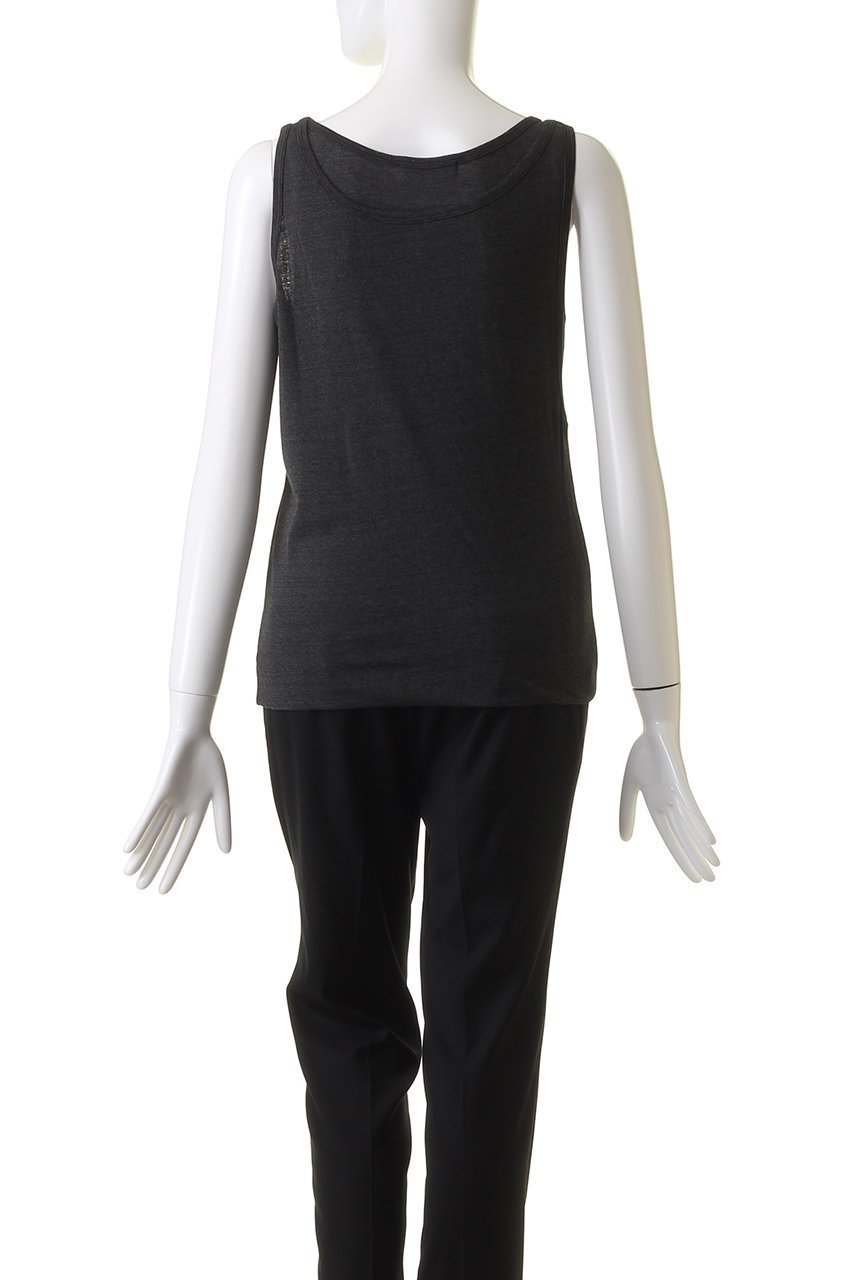 【エリオポール/heliopole】のレイヤードタンクトップ 人気、トレンドファッション・服の通販 founy(ファニー) 　ファッション　Fashion　レディースファッション　Fashion for Women　トップス・カットソー　Cut & Sew Tops　キャミソール&ノースリーブ　Camisoles & Sleeveless Tops　シャツ・ブラウス・オフィスカジュアル　Elegant Blouses & Button-Ups　ロングTシャツ・Tシャツ　Longline T-Shirts & Tees　カットソー・ベーシックTシャツ　Cut-and-Sewn Tops / Stretch Tees & Basics　インナー　Innerwear　キャミソール　Camisole, Spaghetti Strap Top　シンプル　Simple, Minimal　タンク　Tank Top, Sleeveless Top　other-4|ID: prp329100004608483 ipo3291000000032940672