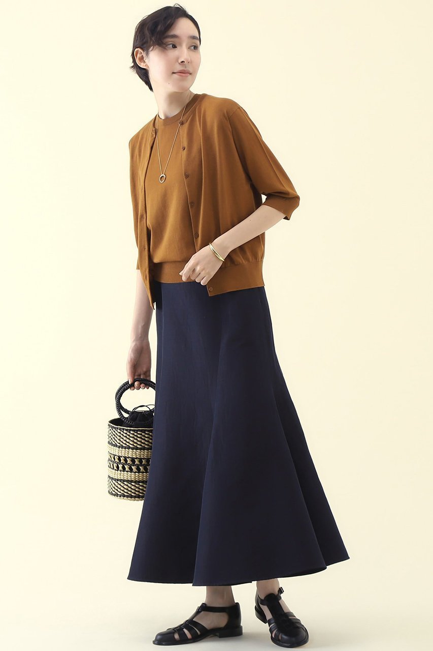 【マルティニーク/martinique】の【l heritage martinique】マーメイドスカート 人気、トレンドファッション・服の通販 founy(ファニー) 　ファッション　Fashion　レディースファッション　Fashion for Women　スカート　Skirts　ロングスカート　Long Skirts / Maxi & Midi Skirts　イレギュラー　Irregular Design　パターン　Pattern, Design Print　フォルム　Silhouette, Form　フレア　Flare, Flared　マーメイド　Mermaid, Fishtail Silhouette　ロング　Long, Long-Length　other-8|ID: prp329100004608484 ipo3291000000032940718