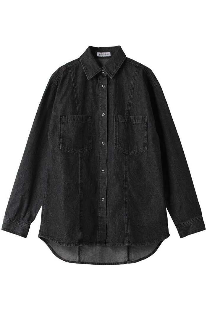 【メゾンスペシャル/MAISON SPECIAL】のバックストラップデニムシャツ インテリア・キッズ・メンズ・レディースファッション・服の通販 founy(ファニー) https://founy.com/ ファッション Fashion レディースファッション Fashion for Women トップス・カットソー Cut & Sew Tops シャツ・ブラウス・オフィスカジュアル Elegant Blouses & Button-Ups バッグ Bags インナー Innerwear スリーブ Sleeve, Long Sleeve / Short Sleeve タッセル Tassel, Fringe デニム Denim, Jeans Material ランダム Random, Irregular リボン Ribbon, Bow リラックス Relax, Relaxed Fit ロング Long, Long-Length |ID: prp329100004608489 ipo3291000000032940809