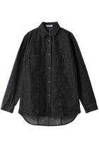 【メゾンスペシャル/MAISON SPECIAL】のバックストラップデニムシャツ BLK(ブラック)|ID: prp329100004608489 ipo3291000000032940819