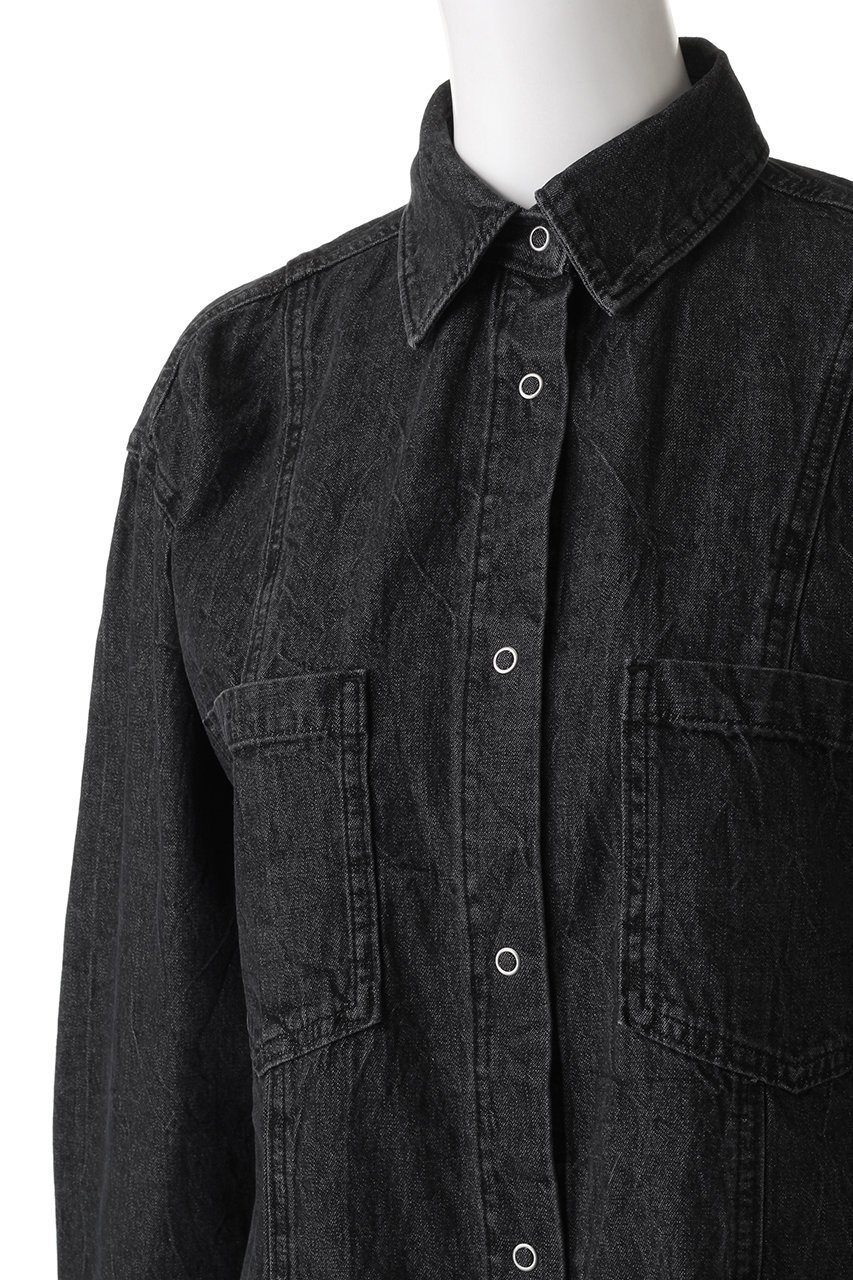 【メゾンスペシャル/MAISON SPECIAL】のバックストラップデニムシャツ 人気、トレンドファッション・服の通販 founy(ファニー) 　ファッション　Fashion　レディースファッション　Fashion for Women　トップス・カットソー　Cut & Sew Tops　シャツ・ブラウス・オフィスカジュアル　Elegant Blouses & Button-Ups　バッグ　Bags　インナー　Innerwear　スリーブ　Sleeve, Long Sleeve / Short Sleeve　タッセル　Tassel, Fringe　デニム　Denim, Jeans Material　ランダム　Random, Irregular　リボン　Ribbon, Bow　リラックス　Relax, Relaxed Fit　ロング　Long, Long-Length　other-5|ID: prp329100004608489 ipo3291000000032940865