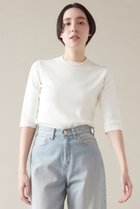 【マルティニーク/martinique】のエッセンシャルコットンプルオーバー(アンサンブル可) オフ×ネイビー|ID: prp329100004608496 ipo3291000000032941099