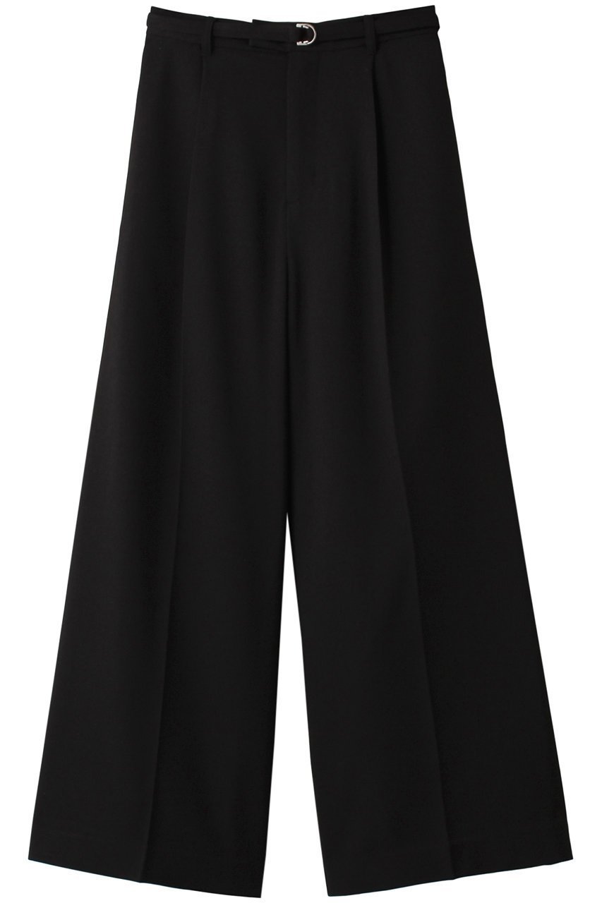 【ミディウミソリッド/MIDIUMISOLID】のstraight wide PT パンツ インテリア・キッズ・メンズ・レディースファッション・服の通販 founy(ファニー) 　ファッション　Fashion　レディースファッション　Fashion for Women　パンツ　Pants & Trousers　おすすめ　Recommended / Our Picks　シンプル　Simple, Minimal　セットアップ　Set-Up, Coordinated Outfit　センター　Center, Center Line　ベスト　Vest, Waistcoat　ワイド　Wide, Wide Fit　black|ID: prp329100004608506 ipo3291000000035494700